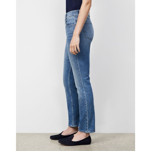 Lafayette 148 New York LI48 Denim Reeve Straight Jeans - Picture 2 of 13